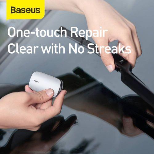 Baseus Car Tool Rain Wing ablaktörlő lapát javító, alumíniumötvözet (CRXFQ-0S) (ezüst)