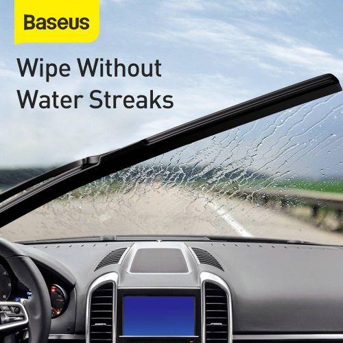 Baseus Car Tool Rain Wing ablaktörlő lapát javító, alumíniumötvözet (CRXFQ-0S) (ezüst)