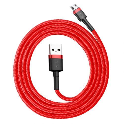 Baseus Cafule micro USB kábel, 2,4 A, 1 m, (CAMKLF-B09) (piros)