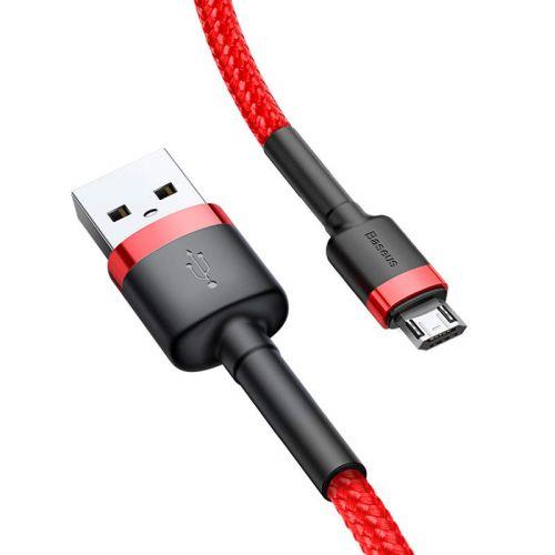 Baseus Cafule micro USB kábel, 2,4 A, 1 m, (CAMKLF-B09) (piros)