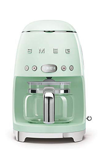 Smeg DCF02PGEU filteres kávéfőző (12 csészéig, 2 intenzitási szint, melegen tartó funkció, 1050 W, pasztell zöld)