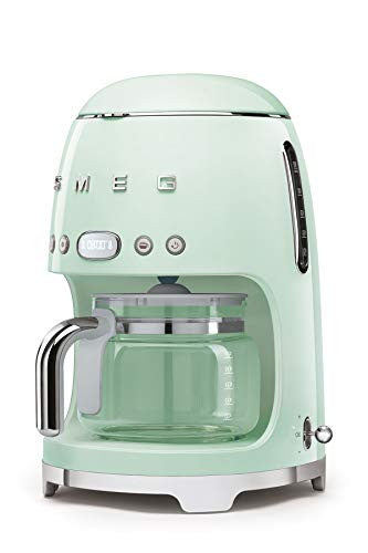 Smeg DCF02PGEU filteres kávéfőző (12 csészéig, 2 intenzitási szint, melegen tartó funkció, 1050 W, pasztell zöld)
