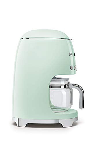 Smeg DCF02PGEU filteres kávéfőző (12 csészéig, 2 intenzitási szint, melegen tartó funkció, 1050 W, pasztell zöld)