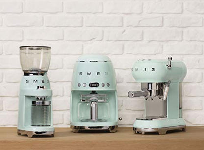 Smeg DCF02PGEU filteres kávéfőző (12 csészéig, 2 intenzitási szint, melegen tartó funkció, 1050 W, pasztell zöld)