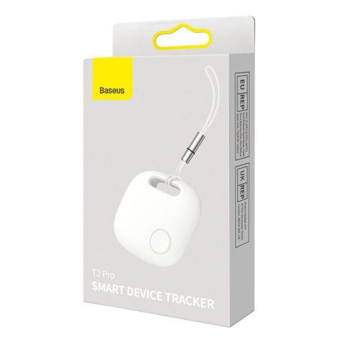 Baseus Home Intelligent T2 Pro kulcstartó, vezeték nélküli kulcs- és tárgykereső, Bluetooth 5.0 (FMTP000002) (fehér)