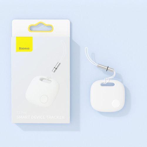 Baseus Home Intelligent T2 Pro kulcstartó, vezeték nélküli kulcs- és tárgykereső, Bluetooth 5.0 (FMTP000002) (fehér)