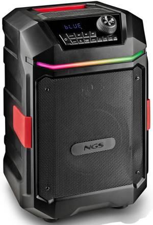 NGS Wild Bash Compact hangszóró, BT/TWS/USB/TF/AUX-IN/RGB/IPX6, 40 W RMS