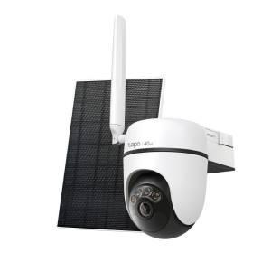 TP-Link Tapo TC90G-KIT kültéri 4G okoskamera napelemmel, 2K, 360°-os forgatható (fehér)