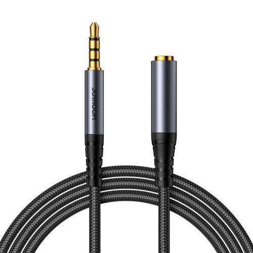 Joyroom SY-A09 sztereó audio hosszabbító kábel, 3,5 mm jack, 1,2 m (fekete)