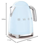 Smeg KLF03PBEU vízforraló 1,7 l (pasztellkék)