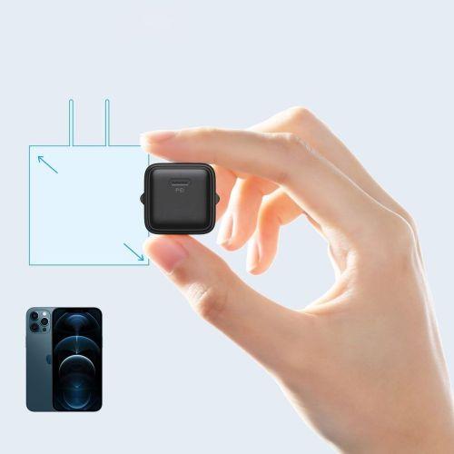 Joyroom L-P202 utazási töltő, USB-C, QC 3.0, PD 3.0, AFC, 20W, EU (fekete)