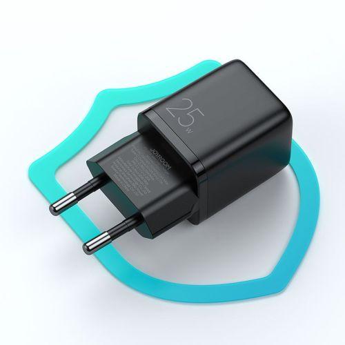 Joyroom L-P251 utazótöltő, Mini USB-C, PPS, PD 25W, EU (fekete)