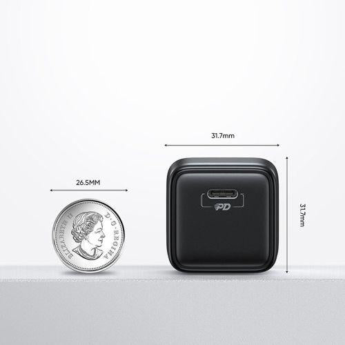 Joyroom L-P251 utazótöltő, Mini USB-C, PPS, PD 25W, EU (fekete)
