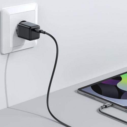 Joyroom L-P251 utazótöltő, Mini USB-C, PPS, PD 25W, EU (fekete)