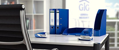 Leitz 55020035 ergonomikus fém tűzőgép kék, 30 lap
