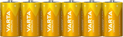 VARTA D Mono elem, 6 darabos, Longlife, alkáli, 1,5V távirányítókhoz