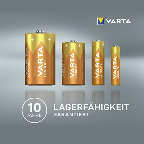VARTA D Mono elem, 6 darabos, Longlife, alkáli, 1,5V