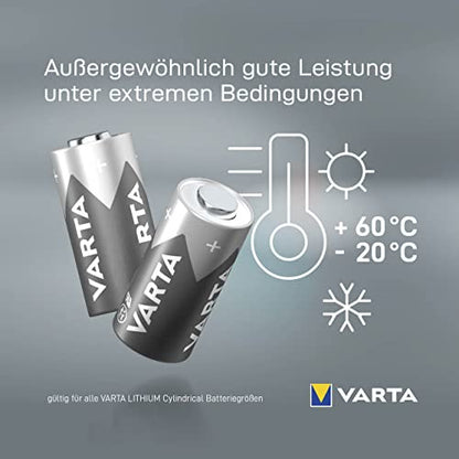 VARTA CR2 lítium elem, 2 darabos, 3V elektronikus eszközökhöz