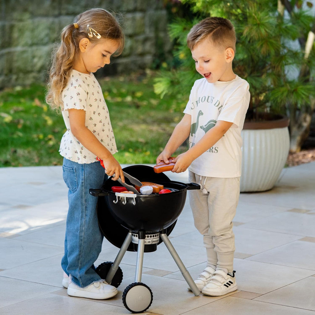 Theo Klein 9466 Weber One Touch Premium gyerek grill szett fény, hang, kiegészítők