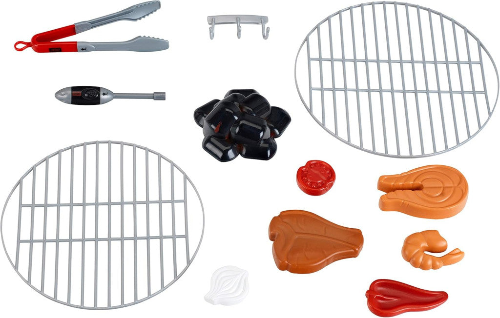Theo Klein 9466 Weber One Touch Premium gyerek grill szett fény, hang, kiegészítők