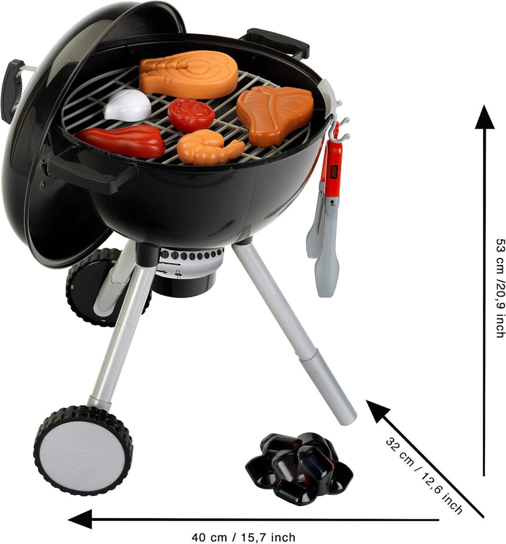 Theo Klein 9466 Weber One Touch Premium gyerek grill szett fény, hang, kiegészítők