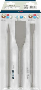 Bosch 3 darabos SDS Plus véső készlet betonhoz, téglához, 0/20/40mm