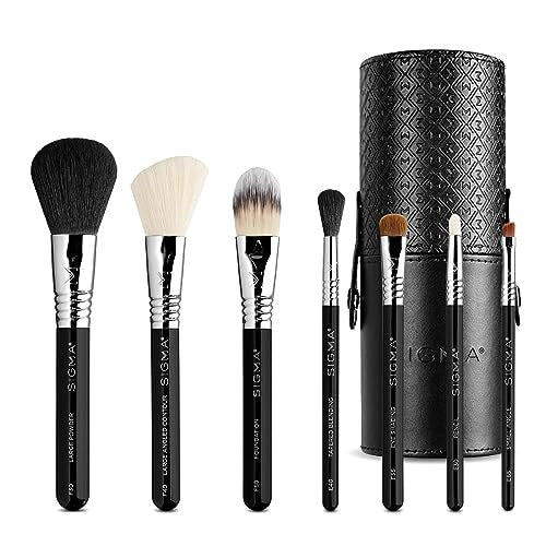 Sigma Beauty utazó sminkecset készlet – 7 darabos prémium szálak, elegáns tartós