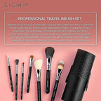 Sigma Beauty utazó sminkecset készlet – 7 darabos prémium szálak, elegáns tartós