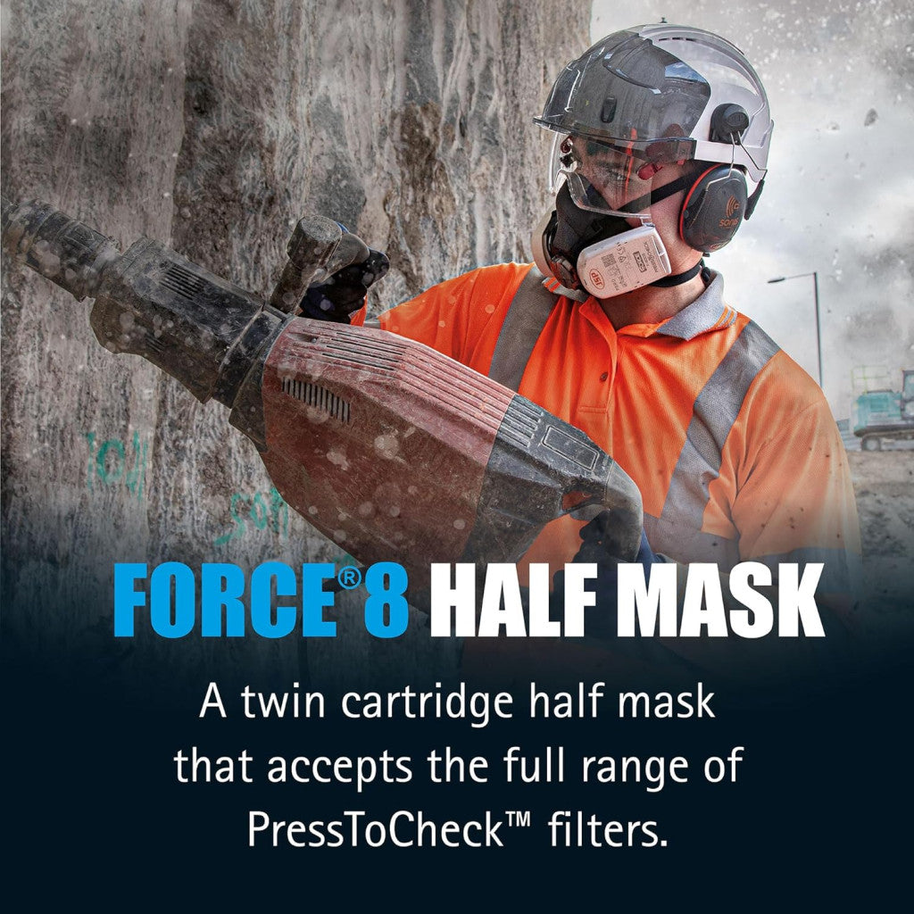 JSP Force 8 félálarc közepes, szűrő nélkül