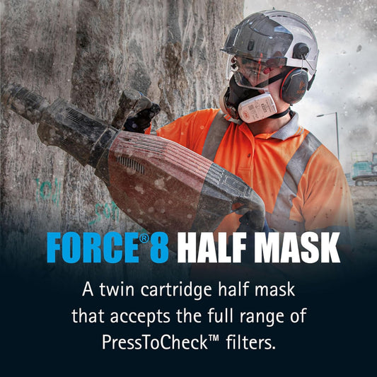 JSP Force 8 félálarc közepes, szűrő nélkül