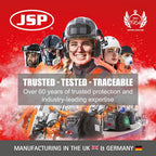 JSP Force 8 félálarc közepes, szűrő nélkül