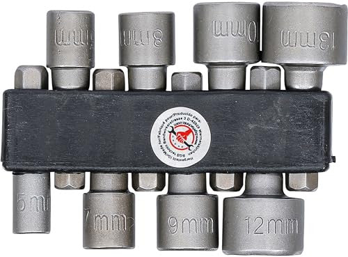 BGS Diy 67308 csavarkulcs készlet 6,3 mm 1/4" 5-13 mm 8 darabos