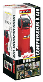 Mecafer 425100 függőleges kompresszor 100 L piros