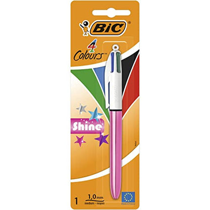 BIC 4 Couleurs Shine golyóstoll közepes 1,0 mm - vegyes fémes test választás nélkül