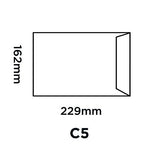 Blake TS-130121 C5 öntapadós boríték, 100gsm, fehér 500 darabos