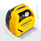 Stanley - légkompresszor készlet - 1.5 LE/8 bar - tartozékokkal