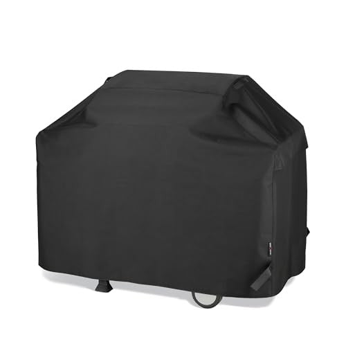 Unicook BBQ takaró 60 hüvelyk, vízálló kültéri gázgrill takaró fekete, 152x58x107 cm