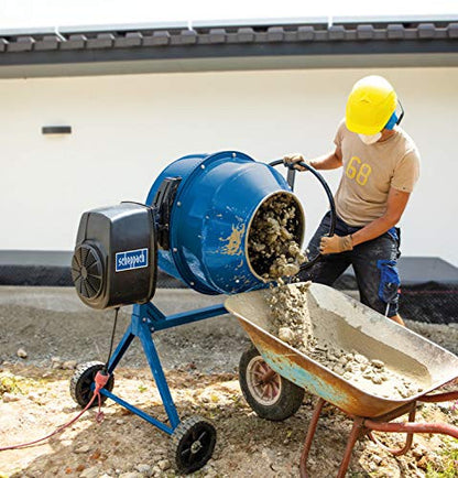 Scheppach MIX180 betonkeverő 650 W 180 L 29,5 ford/perc