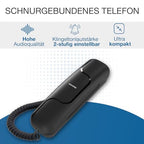 Alcatel T06 vezetékes telefon fekete