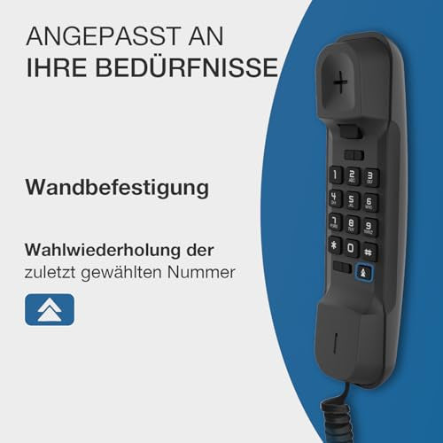 Alcatel T06 vezetékes telefon fekete