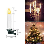 Christmas LED gyertyák, karácsonyi gyertyaszett távirányítóval, vezeték nélküli