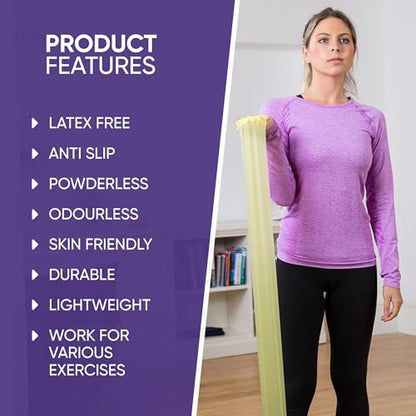 Meglio 23m ellenállás szalag tekercs sárga extra könnyű