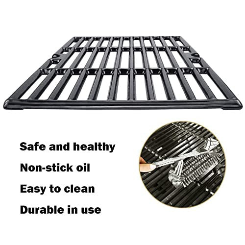 GFTIME 43cm x 24cm öntöttvas grillrács 3 darabos