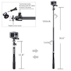 Smatree SmaPole Q3S teleszkópos szelfibot állvány GoPro, DJI, Insta 360, akciókamera
