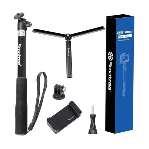 Smatree SmaPole Q3S teleszkópos szelfibot állvány GoPro, DJI, Insta 360, akciókamera