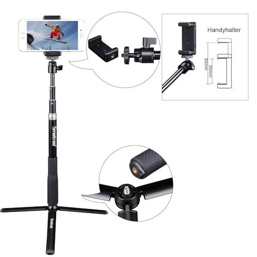 Smatree SmaPole Q3S teleszkópos szelfibot állvány GoPro, DJI, Insta 360, akciókamera