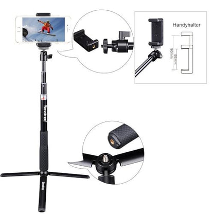 Smatree SmaPole Q3S teleszkópos szelfibot állvány GoPro, DJI, Insta 360, akciókamera