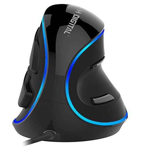 JTD USB függőleges ergonomikus egér állítható érzékenységgel 600/1000/1600 DPI