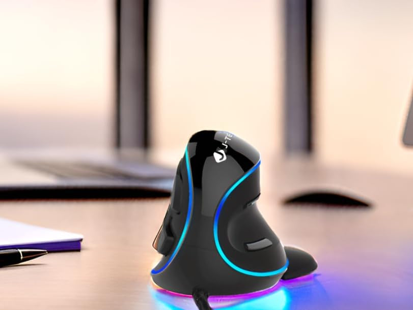 JTD USB függőleges ergonomikus egér állítható érzékenységgel 600/1000/1600 DPI