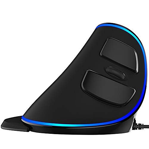 JTD USB függőleges ergonomikus egér állítható érzékenységgel 600/1000/1600 DPI